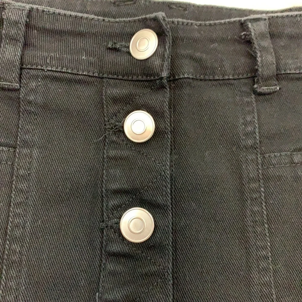 Altar’d State Black Denim Skirt